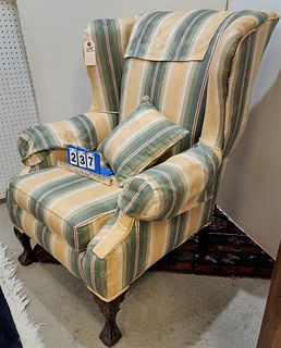 UPHOLS WING CHAIR 41"H X 32"W X 21 1/2"D