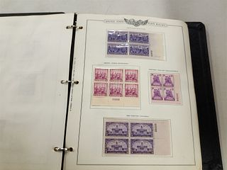 ALBUM US MINT, PLATE BLOCKS, FAMOUS AMER POSTAGE DUES, SPECIAL DELIVERY, OVERRUN COUNTRIES