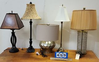 LOT 5 TABLE LAMPS