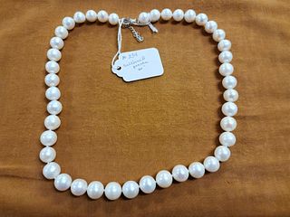 CULTURED PEARL NECKLACE 20" 11MM