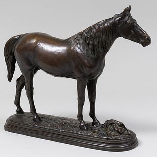 After Isidore Jules Bonheur (1827-1901): Standing Stallion