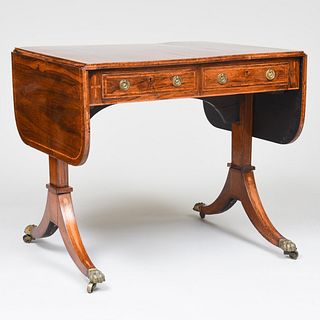 George III Inlaid Rosewood Sofa Table