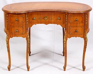 CONTEMPORARY KIDNEY-SHAPED WRITING DESK