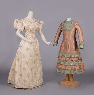 ONE EVENING DRESS & ONE VISITING DRESS, 1876-1892