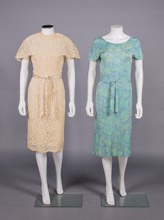 GALANOS & EMILIO PUCCI DRESSES, USA & ITALY, 1957-1960