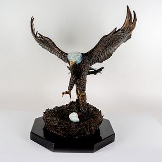 Donna Hunter (American) Bronze Sculpture, Eagle's Nest