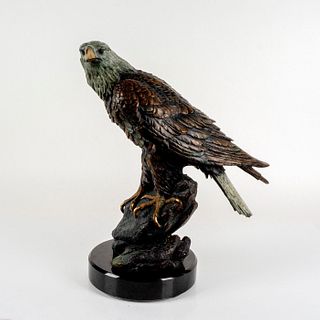 Duane Scott (American, 20th c.) Bronze Sculpture, Bald Eagle