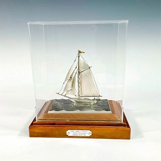 Seki Takehiko Sterling Silver Sculpture, One Mast Yacht