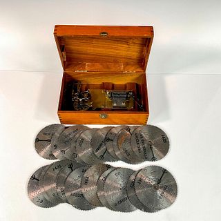 Authentic Thorens Music Box with Twenty Discs
