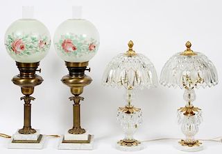 TABLE LAMPS TWO PAIRS
