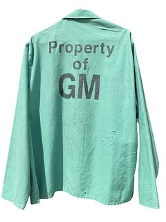Made in USA "GM" Factory Worker Chore Jacket 