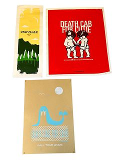 DEATH CAB FOR CUTIE Concert Posters (3) 