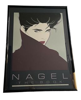 PATRICK NAGEL Poster "The Book Mirage 1985"
