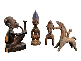 Collection African Tribal Wood Carved Sculptures
