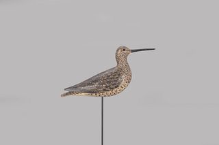 Exemplary Dowitcher Decoy by A. Elmer Crowell (1862-1952)