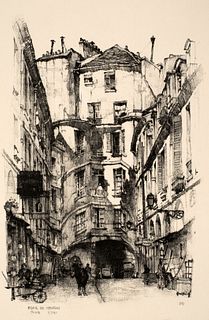 Samuel Chamberlain (1895-1975), Rue du Dragon, Paris, 1924