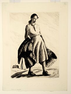 Gifford Beal (1879-1956), Fisherman's Daughter, 1930