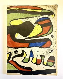 Joan Miro- Refrance Book with many color lithographs inside