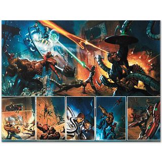 Marvel Comics "Secret War #4" Numbered Limited Edition Giclee on Canvas by Gabriele Dell'Otto with COA.