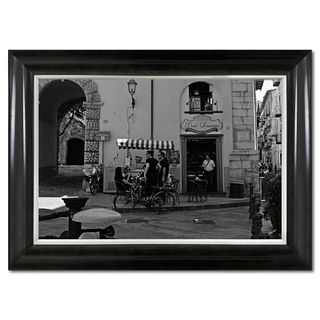 Misha Aronov, "Taormina 3" Framed Limited Edition Photograph on Canvas, Numbered and Hand Signed with Letter of Authenticity.