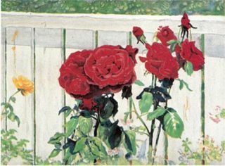 Perla Fox- Original Serigraph "Roses"