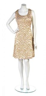 An Elinor Simmons for Malcolm Starr Champagne Cocktail Dress,