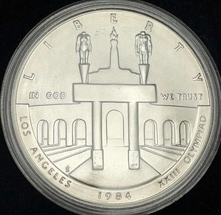 1984-S U.S. Olympic Commemorative Silver Dollar