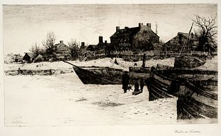 Stephen Parrish (1846-1938), Trenton Winter, 1883