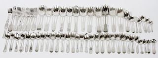 GROUP OF AMERICAN AND EUROPEAN SILVER FLATWARE