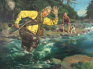 Harold Anderson (1894-1973), Fly Fishing Dilemma