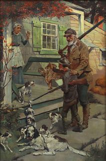 John Henry Hintermeister (1869-1945), Home After Hunt