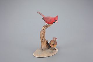 Cardinals by Wendell Gilley (1904-1983)