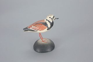 Miniature Turnstone by A. Elmer Crowell (1862-1952)