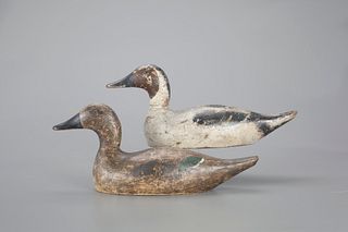 Standard-Grade Pintail Pair by Evans Duck Decoy Co. (1921-1932)