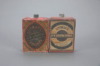 Two Dittmar's Powder Tins 