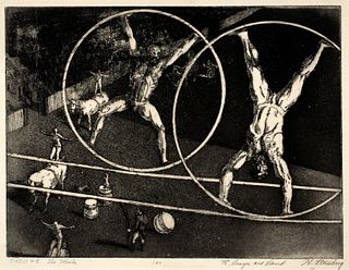 Harry Sternberg (1904-2001), Circus #3 The Wheels,1929
