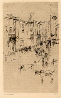 James Abbott McNeill Whistler (1834-1903), Alderney Street, London, 1881