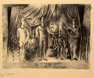 Serge Ferat (1881-1958) Le Cirque, 1942