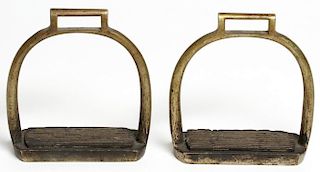 US Cavalry Rock Island Arsenal Brass Stirrups, 1903