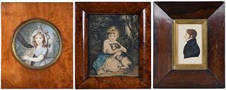 Three British and Continental Portrait Miniatures