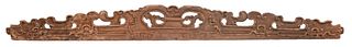 Asian Carved Wood Lintel