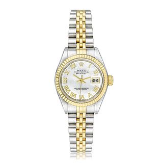 Rolex Datejust Ladies' in Steel and 18K Gold