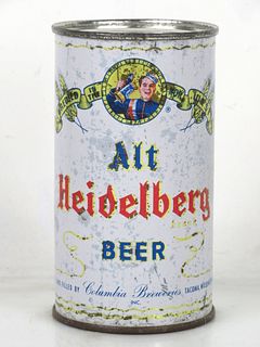 1952 Alt Heidelberg Beer 12oz 30-18 Flat Top Tacoma Washington