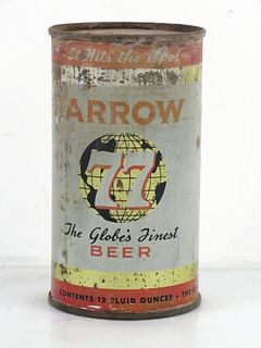 1955 Arrow 77 Beer 12oz 32-08.3 Flat Top Baltimore Maryland