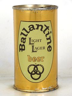1960 Ballantine Light Lager Beer 12oz 34-04.1 Flat Top Newark New Jersey