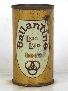 1959 Ballantine Light Lager Beer 12oz Can Newark NJ 