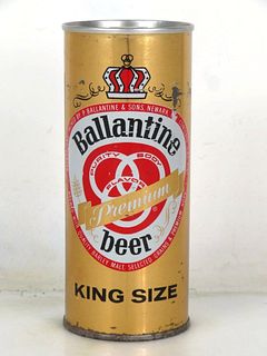 1963 Ballantine Premium Beer 16oz One Pint T138-28.3 Ring Top Newark New Jersey