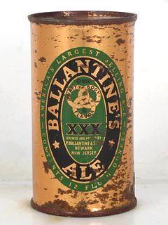 1953 Ballantine's Ale (Canco) 12oz Flat Top Can 