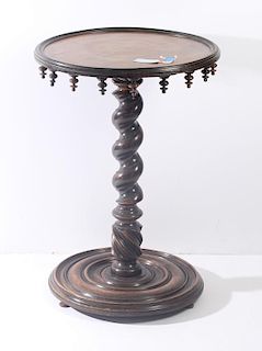 Victorian Mahogany & Fruitwood Circular Table