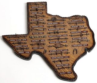 Collection of Rare 19th C Texas Barbed Wire Pieces